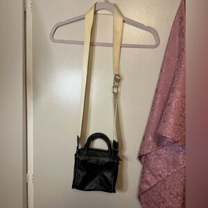 Target - Black Leather Handbag